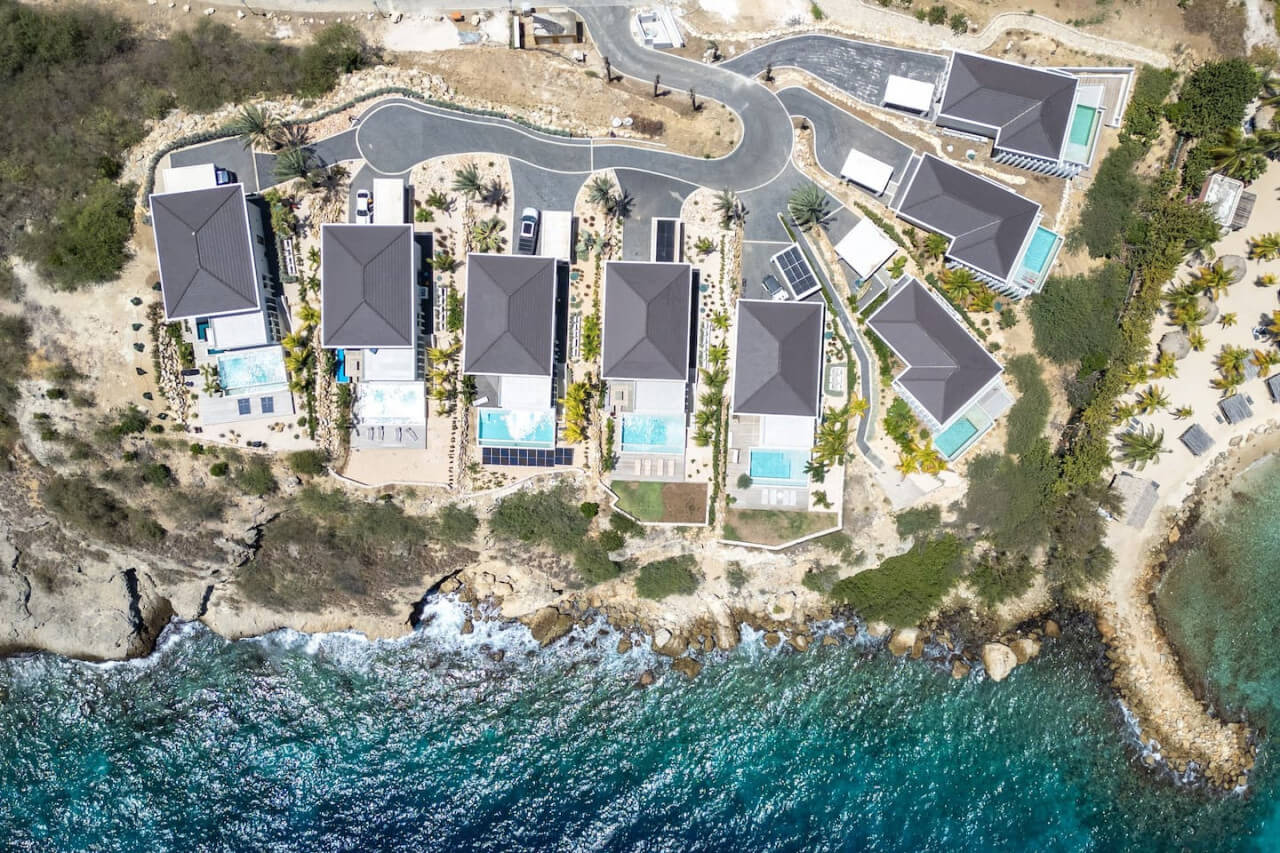 Birds Eye of the villa